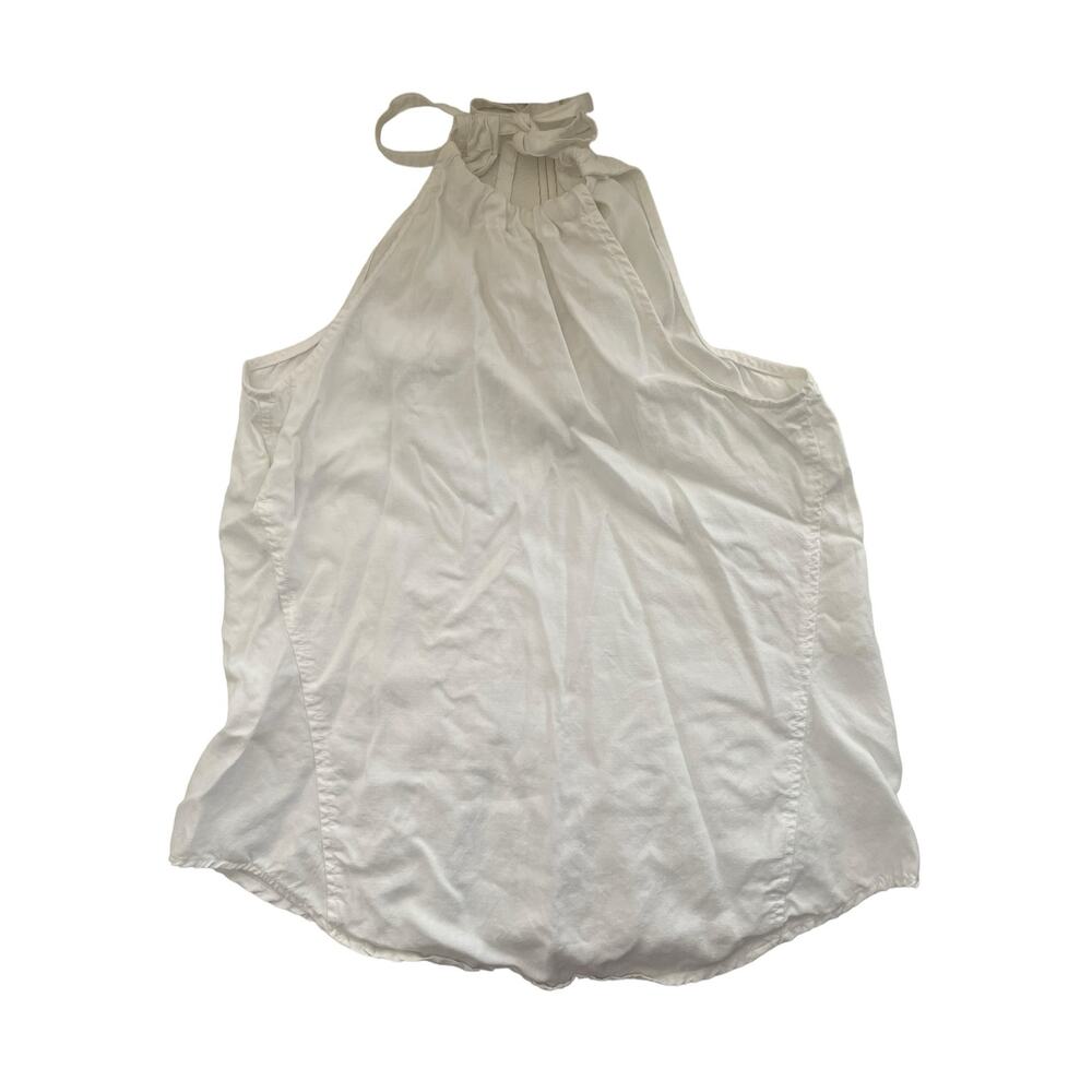 EUC Authentic Cloth & Stone Anthropology White Halter Top Size XS